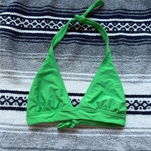 Old Navy Green Tie Unpadded Bikini Top Size Large